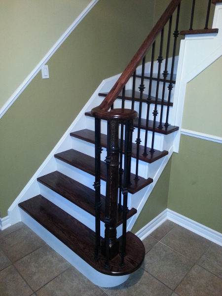 Enlarged First Staircase Step