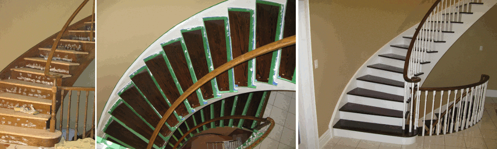 Stairs and Railings Sanding process and steps