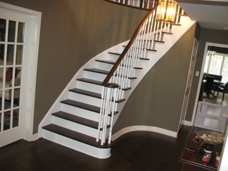 Refinishing Painted Wood Stairs